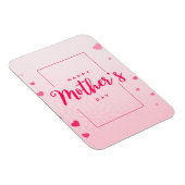 Fröhlicher Muttertag (Herzen) Magnet (Rechte Seite)