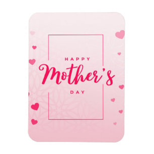 Fröhlicher Muttertag (Herzen) Magnet