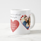 Fröhlicher Muttertag Jumbo-Tasse (Vorderseite Rechts)