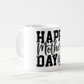 Fröhlicher Muttertag Kaffeetasse (Vorderseite Links)