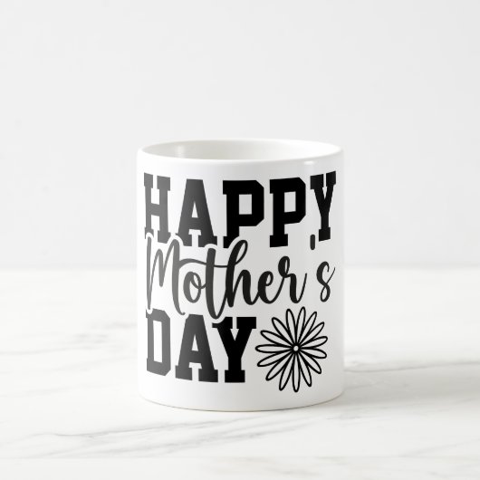 Fröhlicher Muttertag Kaffeetasse (Mittel)