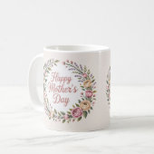 Fröhlicher Muttertag Kaffeetasse (Vorderseite Links)