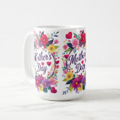 Fröhlicher Muttertag Kaffeetasse (Vorderseite Links)