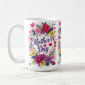 Fröhlicher Muttertag Kaffeetasse (Links)