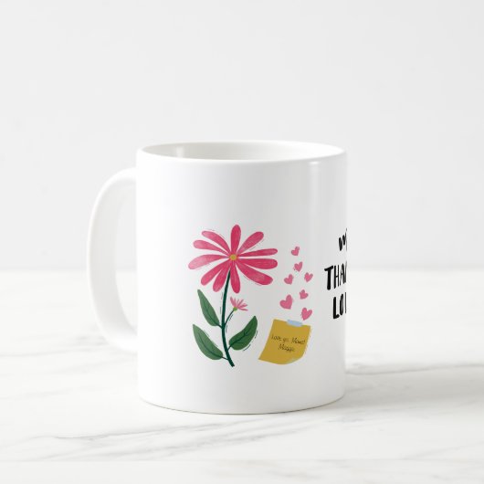 Fröhlicher Muttertag Kaffeetasse (Vorderseite Links)