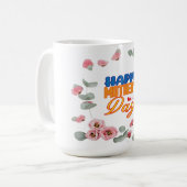 Fröhlicher Muttertag Kaffeetasse (Vorderseite Links)