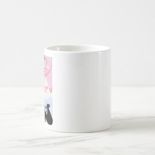 Fröhlicher Muttertag Kaffeetasse (Mittel)