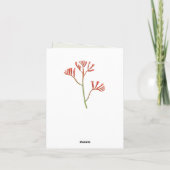 Fröhlicher Muttertag | Kangaroo Paw Karte (Rückseite)