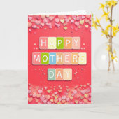 Fröhlicher Muttertag Karte (Gelbe Blume)