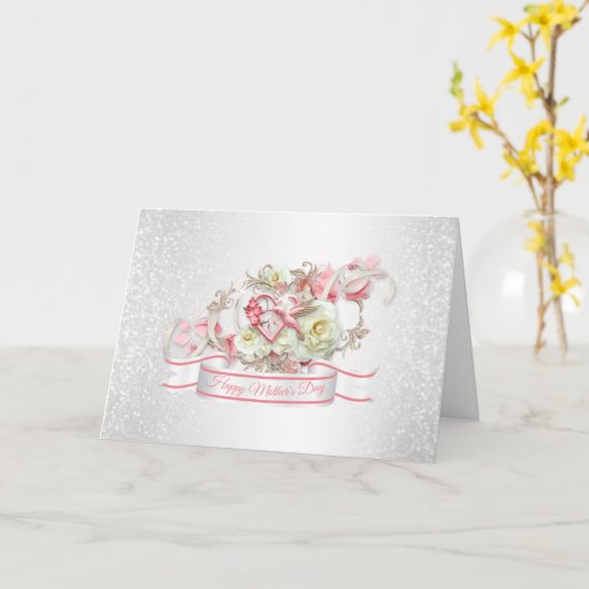 Fröhlicher Muttertag Karte (Gelbe Blume)