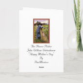 Fröhlicher Muttertag Karte (Rückseite)