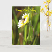 Fröhlicher Muttertag Karte (Gelbe Blume)