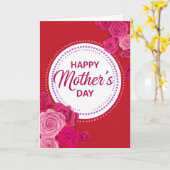 Fröhlicher Muttertag Karte (Gelbe Blume)