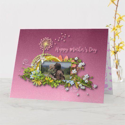 Fröhlicher Muttertag Karte (Gelbe Blume)