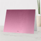 Fröhlicher Muttertag Karte (Rückseite)