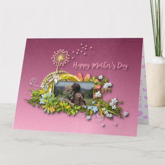 Fröhlicher Muttertag Karte (Vorderseite)