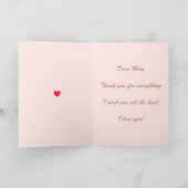 Fröhlicher Muttertag Karte (Innenseite)