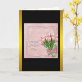 Fröhlicher Muttertag Karte (Gelbe Blume)