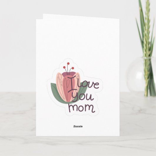 Fröhlicher Muttertag Karte (Rückseite)