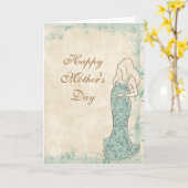 Fröhlicher Muttertag Karte (Gelbe Blume)