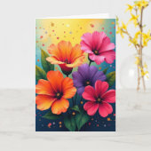 Fröhlicher Muttertag Karte (Gelbe Blume)