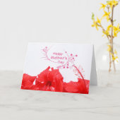 Fröhlicher Muttertag Karte (Gelbe Blume)