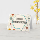 Fröhlicher Muttertag Karte (Gelbe Blume)