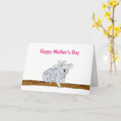 Fröhlicher Muttertag Karte (Gelbe Blume)