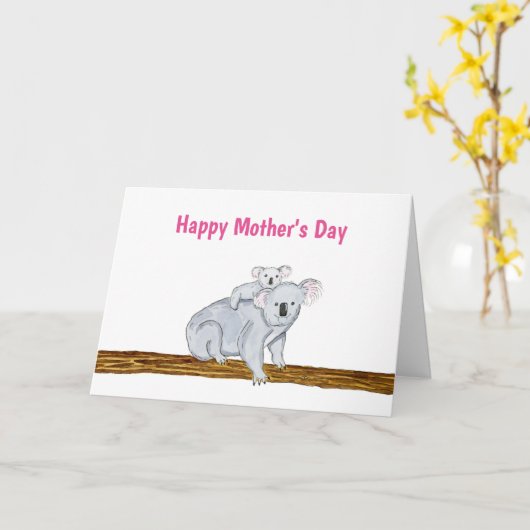 Fröhlicher Muttertag Karte (Gelbe Blume)