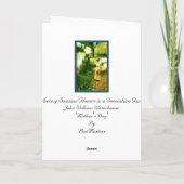 Fröhlicher Muttertag Karte (Rückseite)