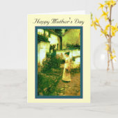 Fröhlicher Muttertag Karte (Gelbe Blume)