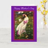 Fröhlicher Muttertag Karte (Gelbe Blume)