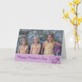 Fröhlicher Muttertag Karte (Gelbe Blume)