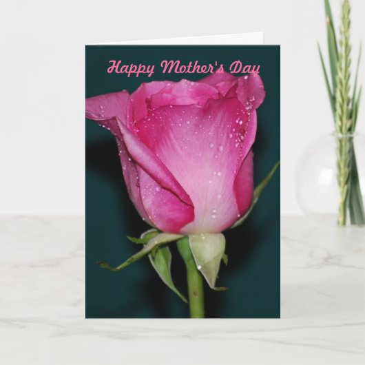 Fröhlicher Muttertag Karte (Vorderseite)