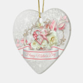 Fröhlicher Muttertag Keramik Ornament (Links)