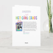 Fröhlicher Muttertag - Krone Dankeskarte (Rückseite)