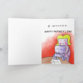 Fröhlicher Muttertag | Liebe-Machine-Card Karte (Innenseite)