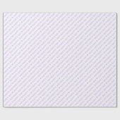 Fröhlicher Muttertag Lilac auf weißem Umschlagpapi Geschenkpapier (Flach)