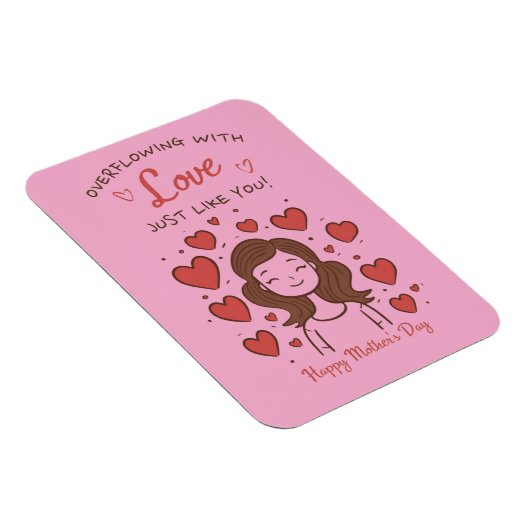 Fröhlicher Muttertag Magnet (Rechte Seite)