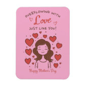 Fröhlicher Muttertag Magnet (Vertikal)