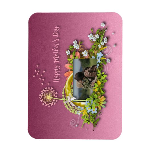 Fröhlicher Muttertag Magnet (Vertikal)