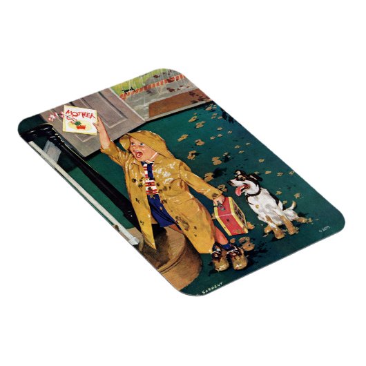 Fröhlicher Muttertag Magnet (Rechte Seite)