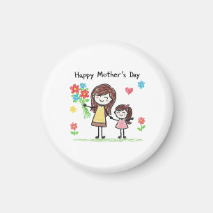 Fröhlicher Muttertag Magnet