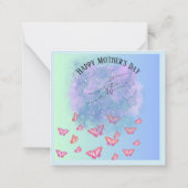 Fröhlicher Muttertag, Mama Mitteilungskarte (Rückseite)