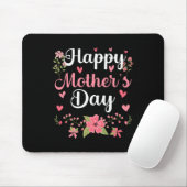 Fröhlicher Muttertag Mami Niedliche Blumenfrauen f Mousepad (Mit Mouse)