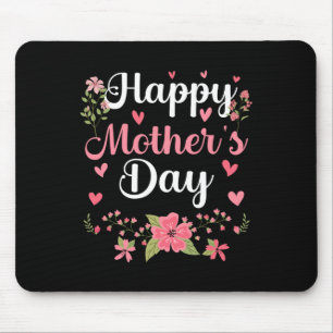 Fröhlicher Muttertag Mami Niedliche Blumenfrauen f Mousepad