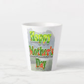 Fröhlicher Muttertag Milchtasse (Vorderseite)