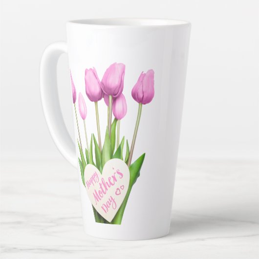 Fröhlicher Muttertag Milchtasse (Linke Ecke)