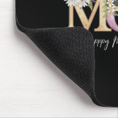 Fröhlicher Muttertag mit floraler Mama Mousepad (Ecke)