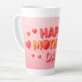 Fröhlicher Muttertag mit Herz Milchtasse (Linke Ecke)